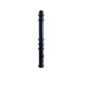 Ornamental bollard | Series 479B | � 76 mm | stationary, to be fixed by plugswith base plate 100 x 150 mm | without lock | without eyelet